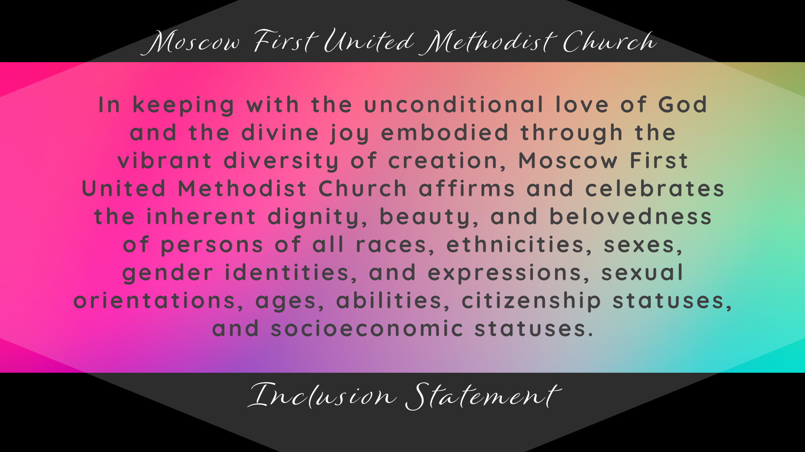 Inclusion Statement